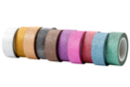 Glitter Masking Tape - 10 Rolls - Colored Adhesives and Masking Tape - 10doigts.fr