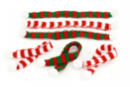 Mini Knitted Scarves - 6 Pieces - Small Christmas Decorations - 10doigts.fr