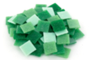 Glass Paste Mosaics - Dark Green Shades - Glass Mosaics - 10doigts.fr