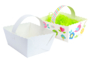 Cestas blancas para montar - 6 pcs - Cestas de Pascua - 10doigts.fr