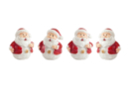 Santa Claus Figurines in Resin - 4 Pieces - Small Christmas Decorations - 10doigts.fr