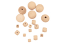 Perlas variadas de madera natural - 18 perlas - Abalorios Madera - 10doigts.fr
