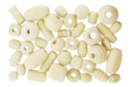Assorted Shape Natural Wood Beads - 70 Beads - Wood Beads - 10doigts.fr