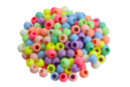 Pastel Plastic Beads - 300 Beads - Kids Beads - 10doigts.fr