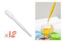 Dropper Pipettes - 12 Pieces - Painting Accessories - 10doigts.fr
