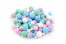 Pompones colores pastel - 120 piezas - Pompones para manualidades creativas - 10doigts.fr