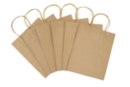 Bolsas de kraft natural - 6 pcs - Papel kraft y corcho - 10doigts.fr