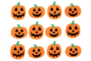 Adhesivos de calabaza de fieltro - 12 pcs - Accesorios creativos Halloween - 10doigts.fr