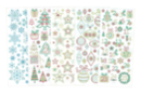 Shiny Crystal Stickers, Christmas Theme - 160 pcs - Christmas Stickers and Labels - 10doigts.fr