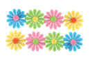 Flores de fieltro adhesivas - 8 pcs - Pegatinas de fieltro - 10doigts.fr