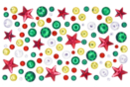Self-Adhesive Rhinestones, Christmas Colors - 105 pcs - Rhinestones - 10doigts.fr