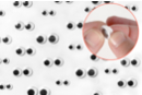 Black Adhesive Wiggle Eyes - 40 Pieces - Googly Eyes - 10doigts.fr