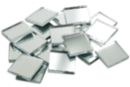 Espejos cuadrados 1 x 1 cm (Grosor: 3 mm) - Lote de 380 - Espejos autoadhesivos - 10doigts.fr