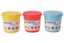 GIOTTO Bé-Bé Modeling Dough - 220 g - 3 pots: red, yellow, blue - Modeling for Toddlers - 10doigts.fr
