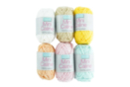 Mini Caline Yarn Balls - 6 Pastel Colors - Knitting Yarns 59093 - 10doigts.fr