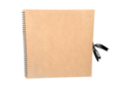 Álbum kraft cuadrado 30 x 30 cm x 80 páginas blancas - Álbumes y cuadernos 59761 - 10doigts.fr