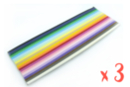 Bandas Quilling (x 1200) - 16 cm x 3 mm - 20 colores  - Papel Quilling 06029 - 10doigts.fr