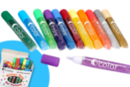 Glitter Glue Pens 10 ml (12 colors) - 50 pieces - 3D Effect Glue - 10doigts.fr