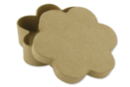 Caja flor Ø 12 cm - H : 4 cm - L'unidad - Cajas y cestas de cartón 11834 - 10doigts.fr