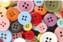 Round Plastic Buttons - Approximately 300 Buttons - Buttons - 10doigts.fr