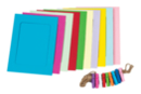 Color Frames in Heavy Card - 10 pcs - Cardboard Frames 59381 - 10doigts.fr