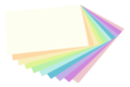 Light Cards A4 Size (10 Pastel Colors) - 100 Sheets - A4 Papers - 10doigts.fr