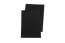 Papel grueso 300 gr/m² - 50 x 70 cm Negro - 10 hojas - Papeles de colores 14210 - 10doigts.fr