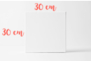 Cotton Frame 30 x 30 cm - Stretched Frames and Canvas Boards - 10doigts.fr