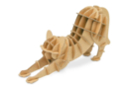 Sitting Cat in Cardboard - 17.5 x 9 x 5 cm - Cardboard Models 55706 - 10doigts.fr