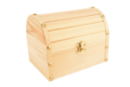 Pirate chest wood 16 x 12.5 x 11 cm - Wooden Boxes 57638 - 10doigts.fr