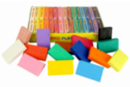 Modeling Clay 15 Bright Colors - 30 Bars of 50g - Classic Modeling Clay 02805 - 10doigts.fr