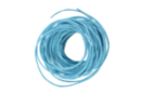 Cordon de algodón encerado azul turquesa - 5 m - Ø 1 mm - Madeja de algodón, ovillo 05859 - 10doigts.fr