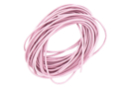 Cuerda de cuero Ø 2 mm - Rosa - Cordon de cuero 11704 - 10doigts.fr