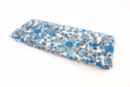 Cupón de tela de algodón impreso ( 43 x 53 cm ) - flor azul - Telas en ofertas 30127 - 10doigts.fr