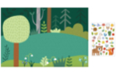 Gomets “Los animales del bosque” + decoración - Kits creativos gomets 55717 - 10doigts.fr