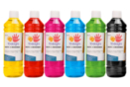 Drawing Ink: 6 bottles of 500 ml - primary colors - Liquid Inks 35088 - 10doigts.fr