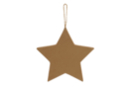 Estrella de cartón kraft grueso - Guirnaldas y colgantes de Navidad 58796 - 10doigts.fr