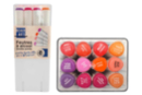 Alcohol Markers, Pink Shades - 12 pcs - Fancy Markers 57624 - 10doigts.fr