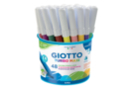 Rotuladores GIOTTO Turbo Maxi -  1 pot (48 rotuladores) - Rotuladores de punta ancha 01632 - 10doigts.fr