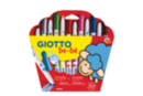 Rotuladores Giotto Bé-bé, super lavables - 12 rotuladores - Dibujo 1er edad 04394 - 10doigts.fr