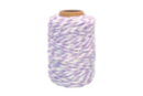 Purple and white two-tone cotton twine - 25 m - Cotton Thread, Skein 59746 - 10doigts.fr