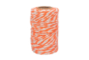 Two-tone orange and white cotton twine - 25 m - Cotton Thread, Skein 59748 - 10doigts.fr
