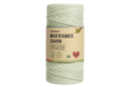Hilo de macramé verde almendra 100 % algodón Ø 3,5 mm - 100 m - Hilos para macramé 44737 - 10doigts.fr