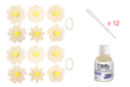 Wooden Flower Diffuser - 12 Pieces + 12 Pipettes + Lavender Scent - Parent's Day Kits 56594 - 10doigts.fr