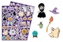 Stickers “Witches and Magic” - 1 set (50 stickers) - Halloween Stickers - 10doigts.fr