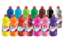 GIOTTO Gouache 1 liter - PROMO 14 assorted bottles - Liquid Gouache Paint 40106 - 10doigts.fr