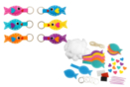 Felt Fish Keychain Kit - 6 Pieces - Felt Kits 58078 - 10doigts.fr