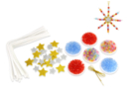 Star bead suspensions to make - 12 pieces - Ready-to-use Kits 38242 - 10doigts.fr