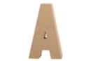 Cardboard Paper Mache Letter: A - Cardboard Letters 27700 - 10doigts.fr