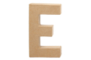 Mache Paper Card Letter: E - Cardboard Letters 27704 - 10doigts.fr